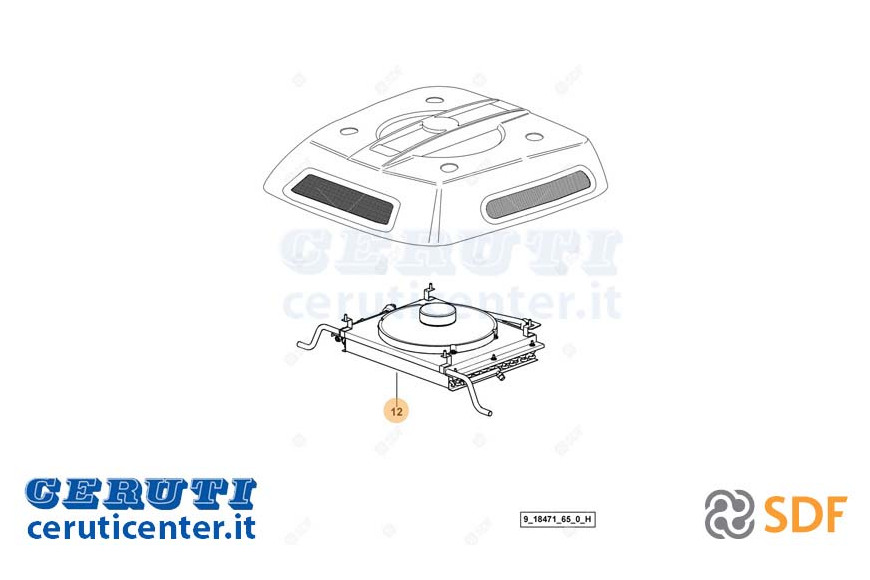 Klimaanlage Kondensator - Original SDF - 0.014.8525.4