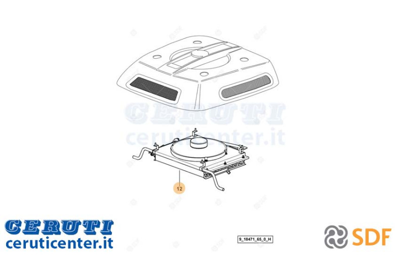 Air Conditioning Condenser - Original SDF - 0.014.8525.4