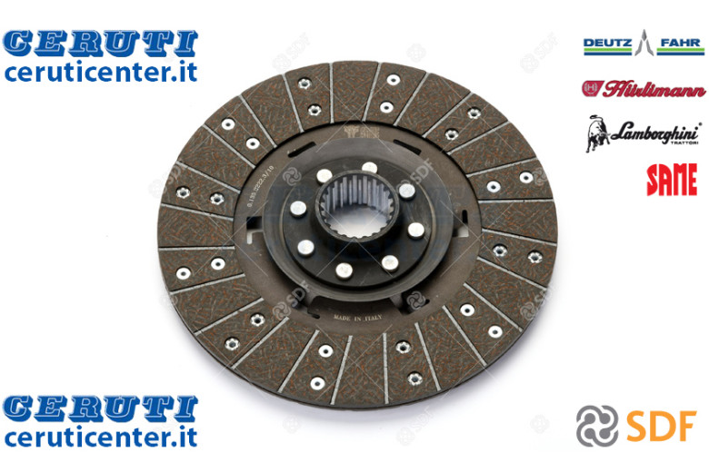 Disque d'embrayage Pto - SDF Original - 0.135.2222.3/10