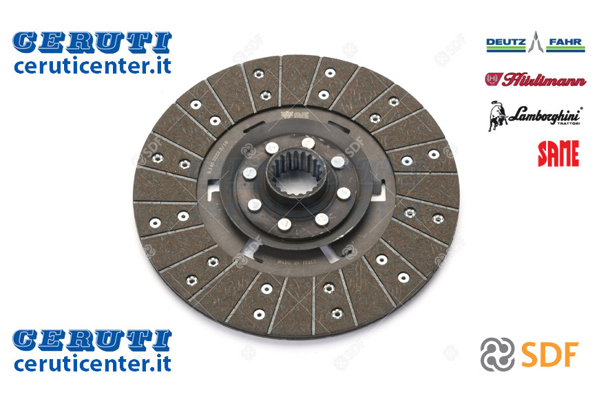 Disk Clutch Pto - Original SDF - 0.146.2222.3/10