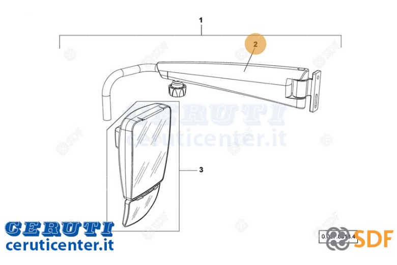 bras Miroir - SDF Original - 0.900.7292.8