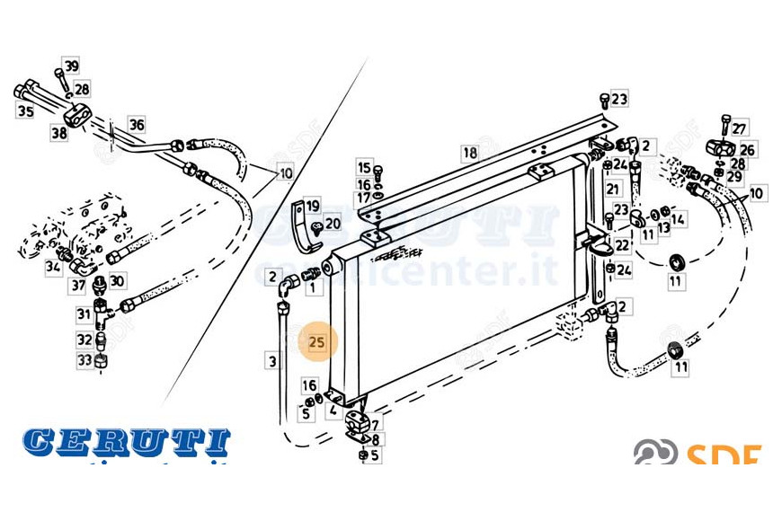 Ölkühler - Original SDF - 16055806