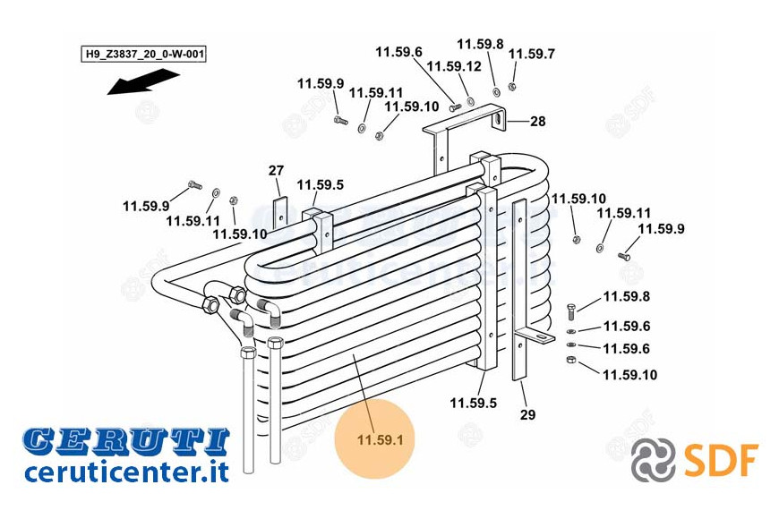 Ölkühler - Original SDF - 06257261