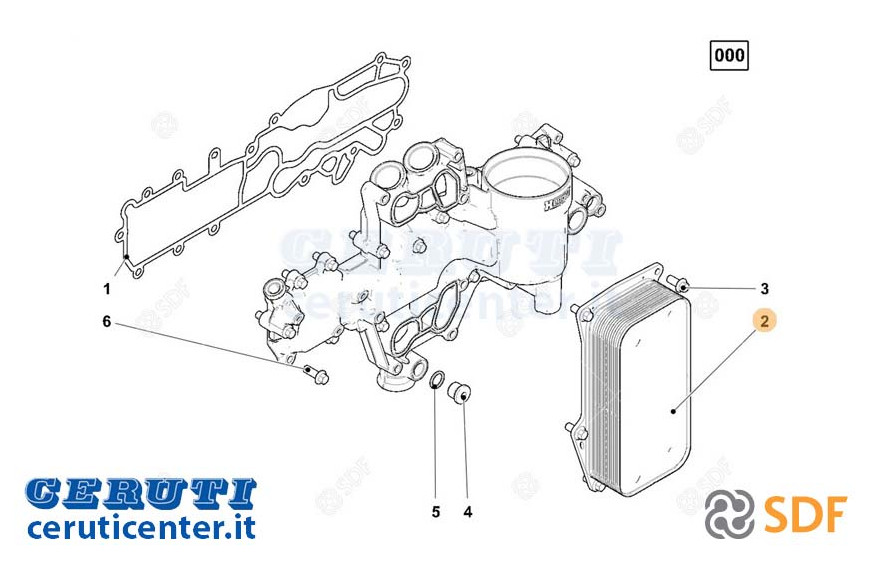 Ölkühler - Original SDF - 04915764