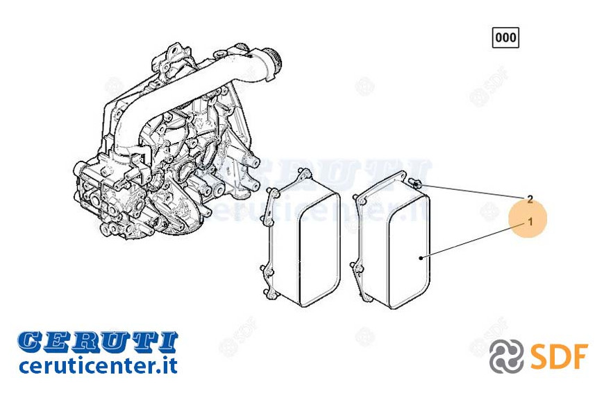 Ölkühler - Original SDF - 04915766