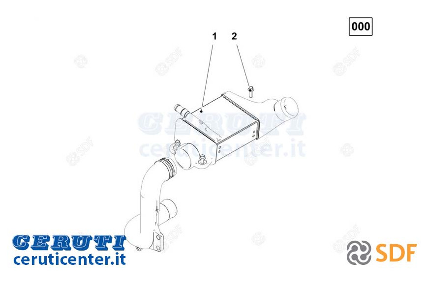 Intercooler SDF - Original - 04513003