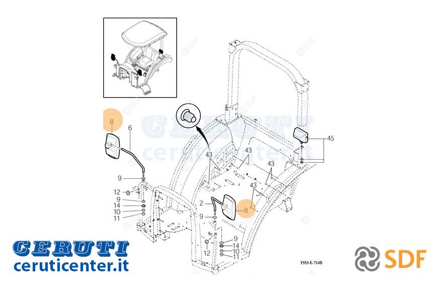 Miroir - SDF Original - 0.900.7350.3