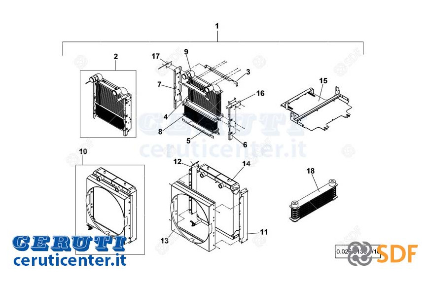 Intercooler - Originale SDF - 0.900.7284.2