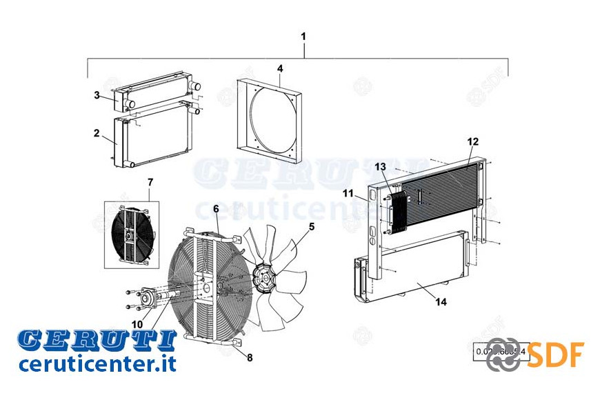 Intercooler - Original SDF - 0.900.7285.1