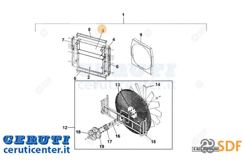 Intercooler - Originale SDF - 0.900.7290.8