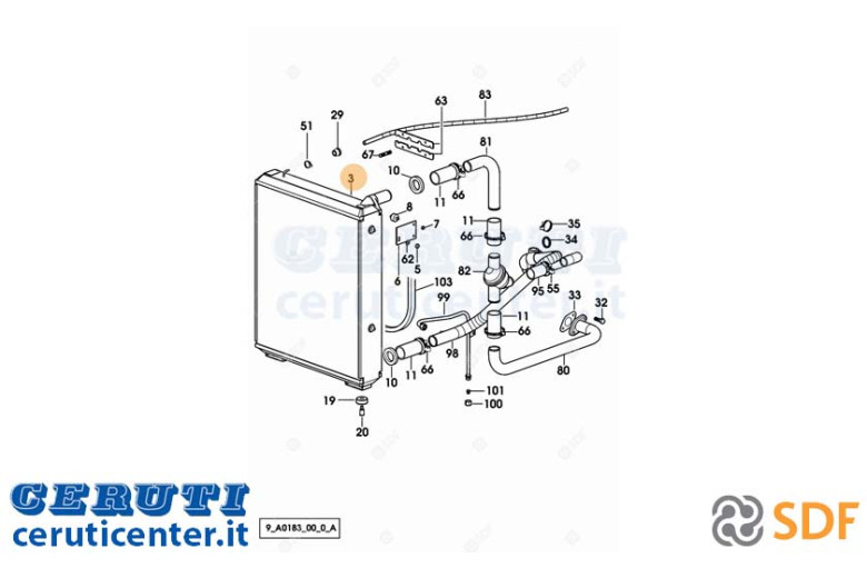 Water Cooler - SDF Original - 04428070