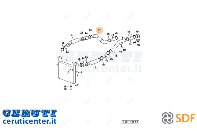 Intercooler - SDF Original - 04432114