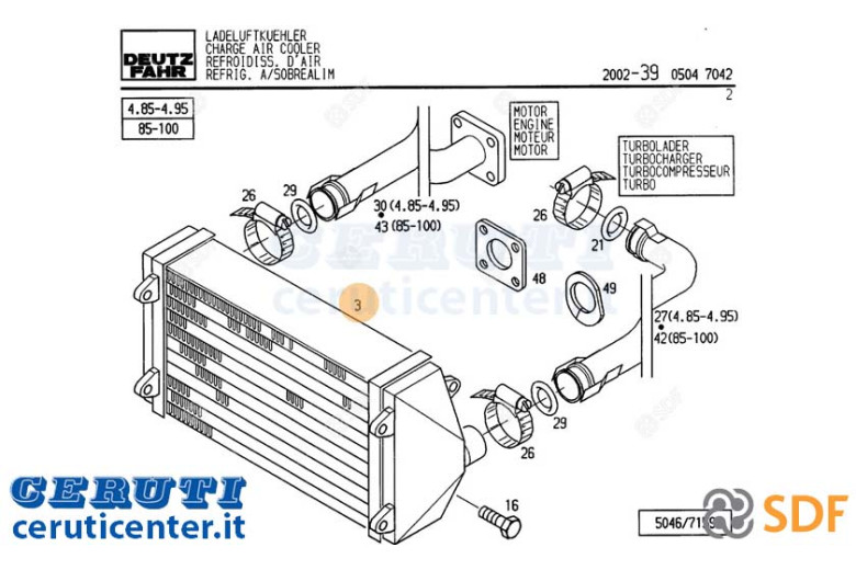 Intercooler - SDF Original - 04411152