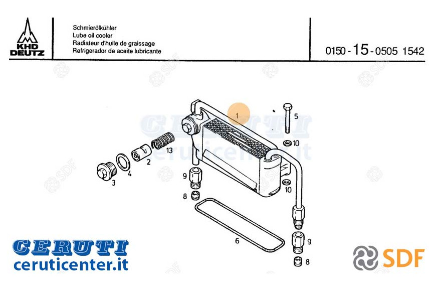 Ölkühler - Original SDF - 04154450