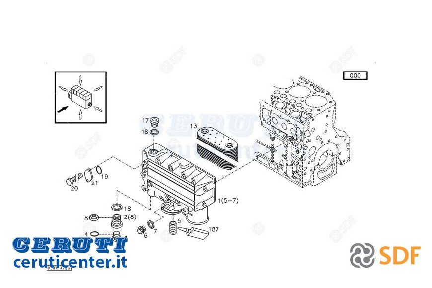 Ölkühler - Original SDF - 04288126