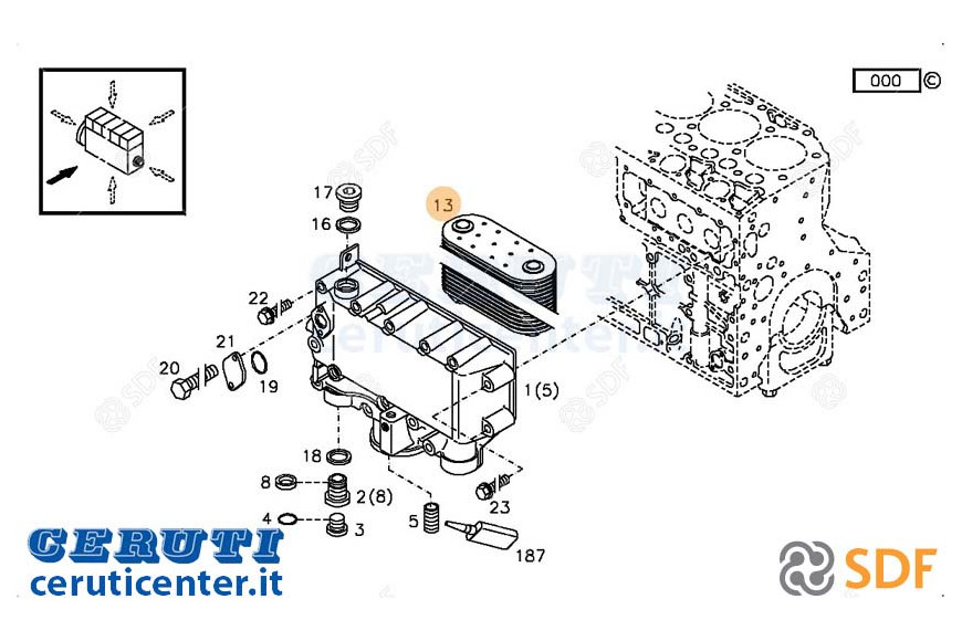 Ölkühler - Original SDF - 04288128