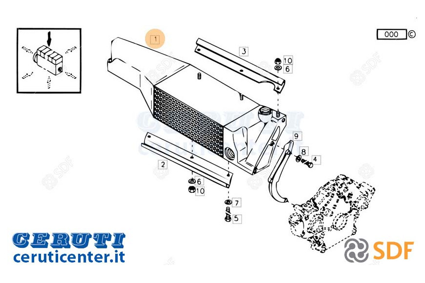 Ölkühler - Original SDF - 04233531