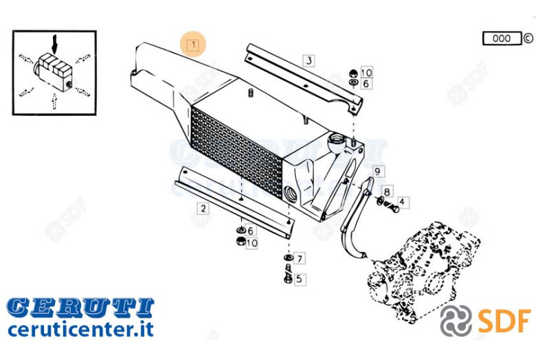 Ölkühler - Original SDF - 04233531