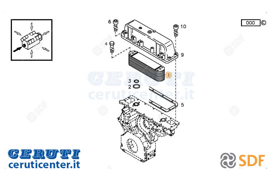 Ölkühler - Original SDF - 04262818