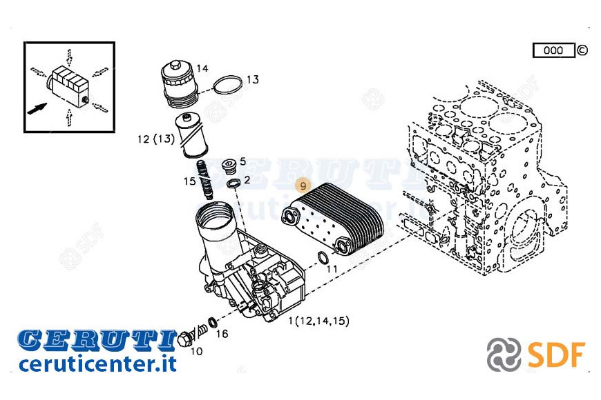 Ölkühler - Original SDF - 04294614