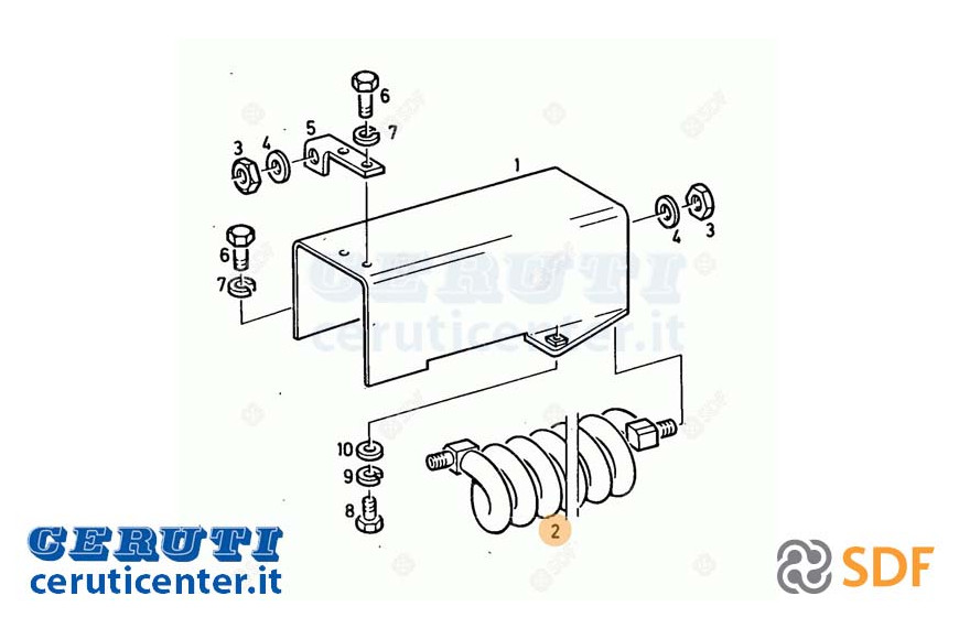 Radiateur d'huile - SDF Original - 04342844