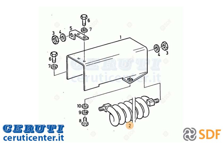 Oil radiator - Original SDF - 04342844
