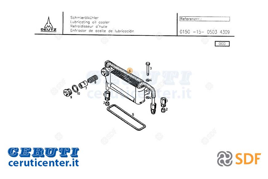Ölkühler - Original SDF - 02237685