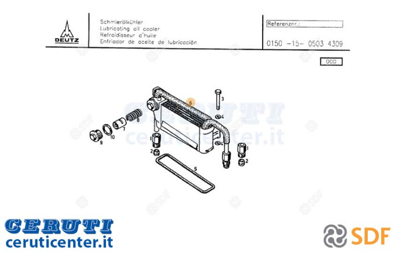 Ölkühler - Original SDF - 02237685