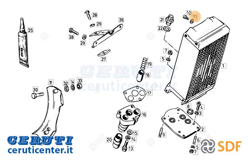 Ölkühler - Original SDF - 02424492