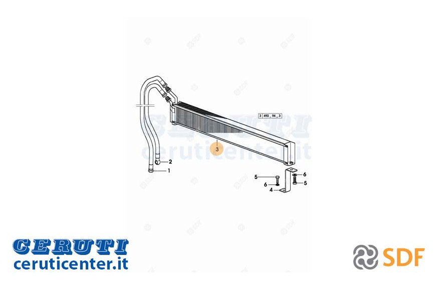 Wasser-Kühler - Original SDF - 0.010.8386.2