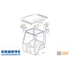 Specchio Retrovisore Completo - Originale SDF - 0.011.5392.4