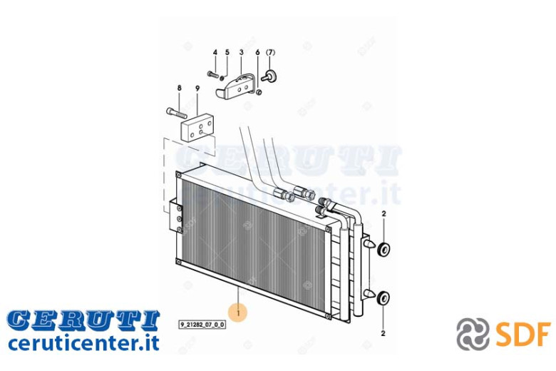 Radiateur d'huile - SDF Original - 0.010.9570.2/10