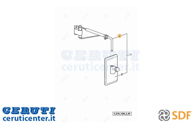 Espejo brazo SDF - Original - 0.010.3096.2