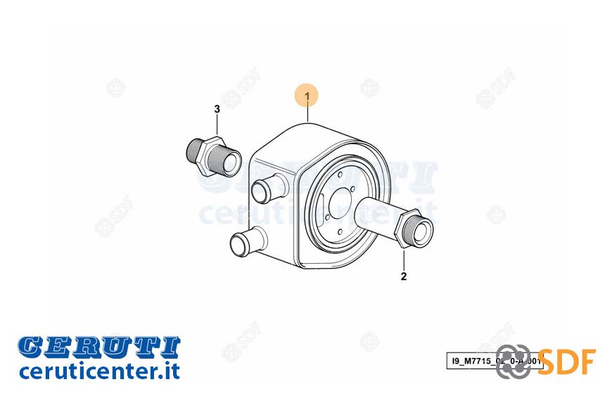 Ölkühler - Original SDF - 0.007.0172.0