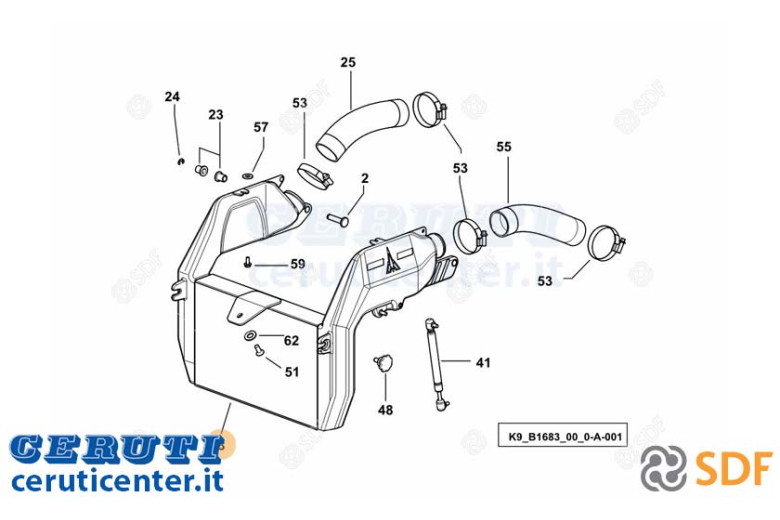 Intercooler - Originale SDF - 0.014.2843.4/20