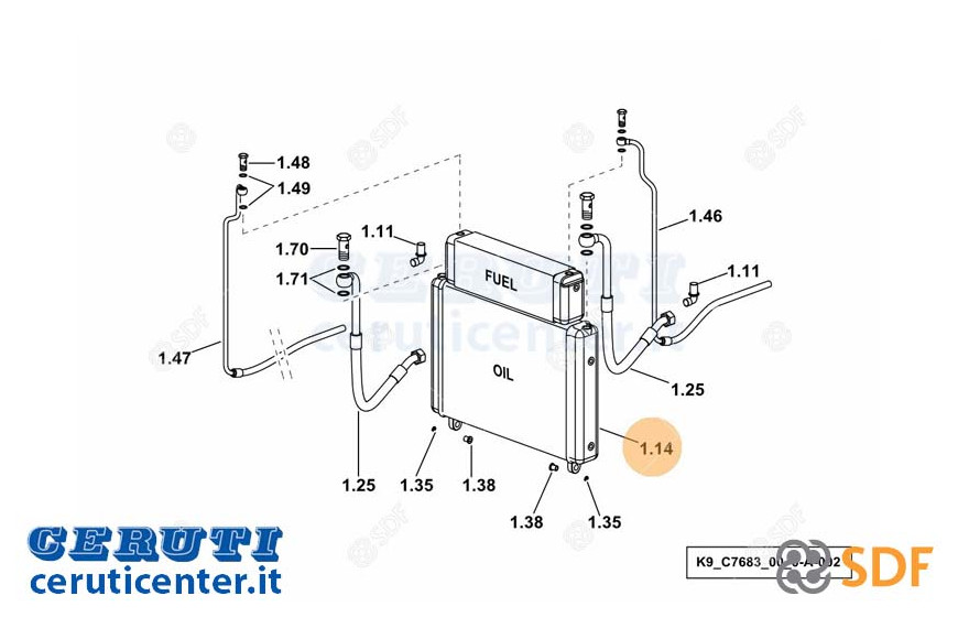 Öl-Heizkörper - Original - SDF 0.014.0030.3/20