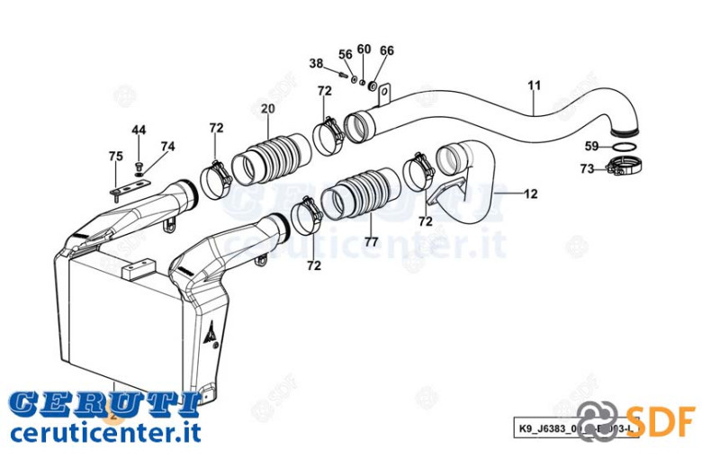 Intercooler - Original SDF - 0.015.6910.2/20