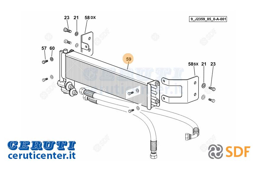 Ölkühler - Original SDF - 0.015.3901.2/20