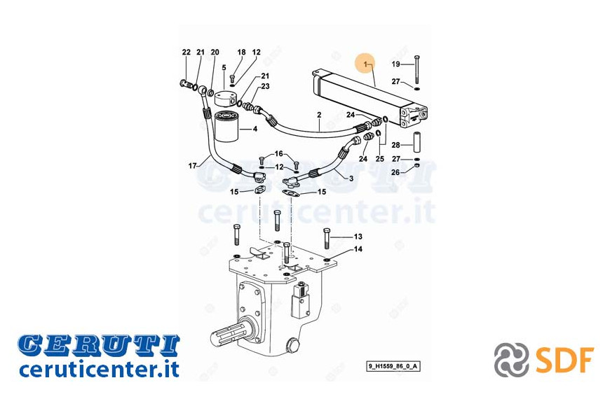 Ölkühler - Original SDF - 0.015.0792.3