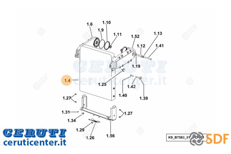 Intercooler - SDF Original - 0.013.4875.4