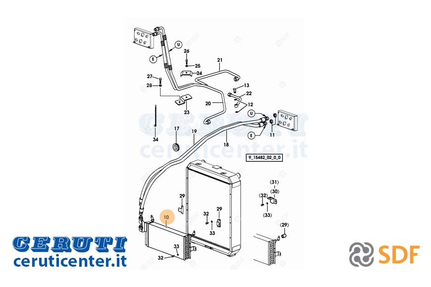 Ölkühler - Original SDF - 0.012.1456.2/10