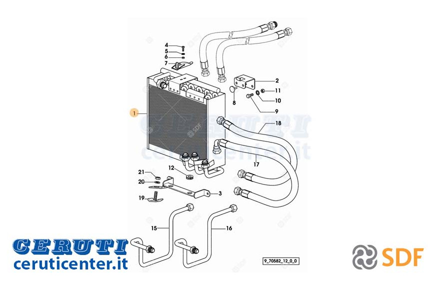 Ölkühler - Original SDF - 0.011.0381.2/10