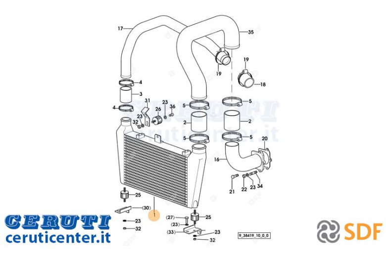 Intercooler - Original SDF - 0.011.2891.2/10