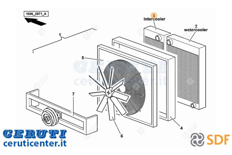 Intercooler - Originale SDF - 0.900.0906.4