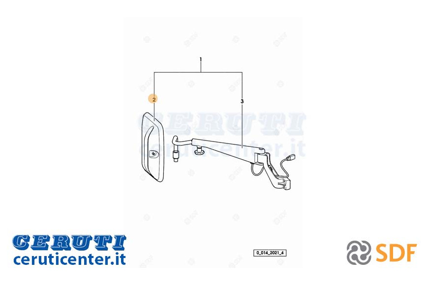 Espejo SDF - Original - 0.900.0299.5