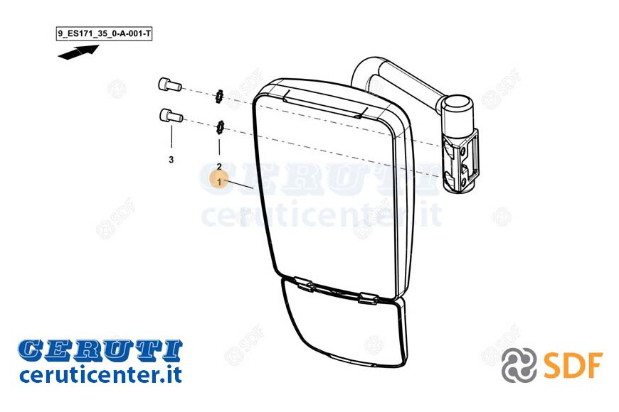 Miroir Miroir plein - SDF Original - 0.033.5794.4