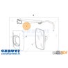 Espejo brazo SDF - Original - 0.900.2157.2