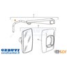 Espejo brazo SDF - Original - 0.900.2157.3