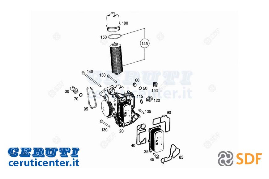 Ölkühler - Original SDF - 0.900.2577.6