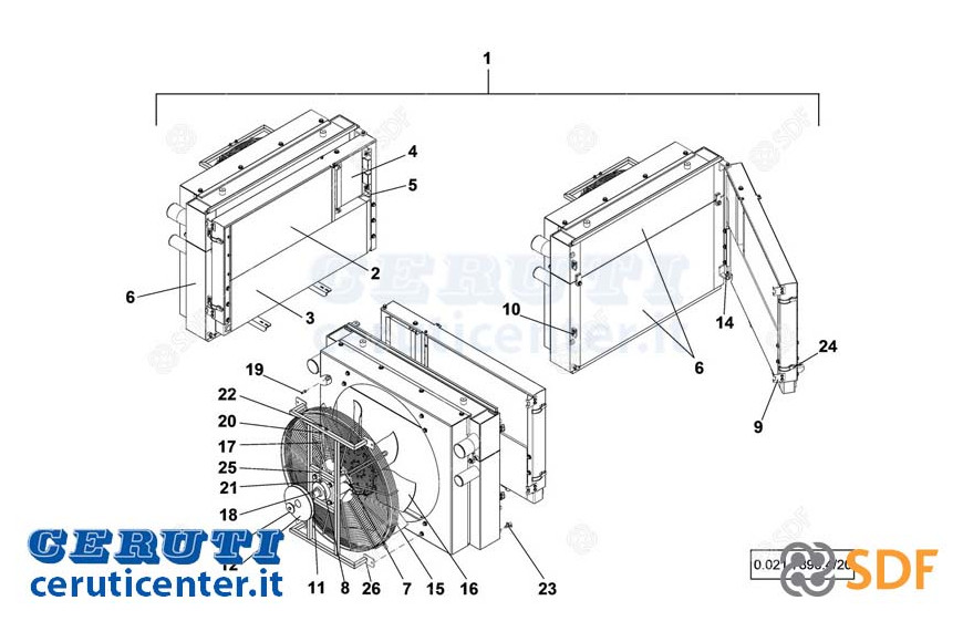 Ölkühler - Original SDF - 0.900.2463.3